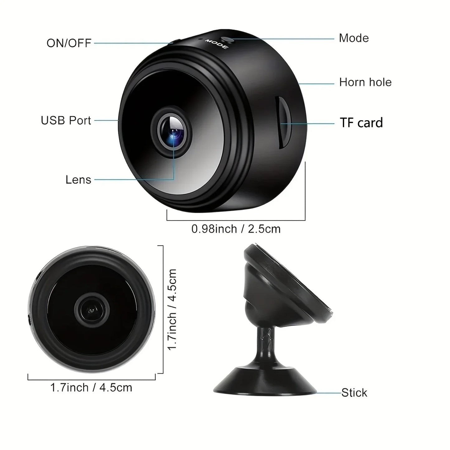 A9 Mini Surveillance Cameras Wifi 1080P HD Camera Sensor Night Vision Camcorder Web Video security protection Smart Life Home